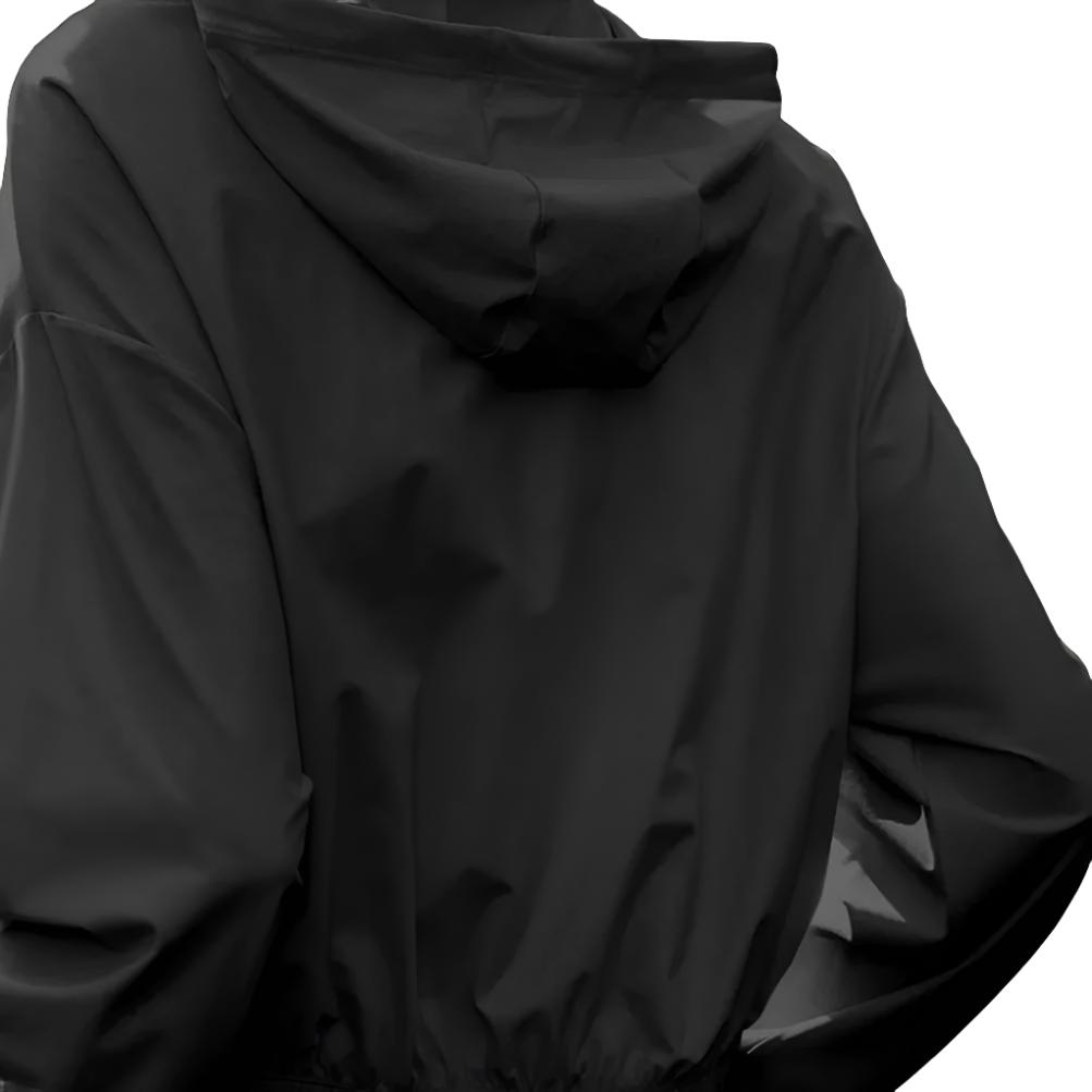 Ace the Court: Ultimate UPF 50+ Long-Sleeve Tennis Hoodie with Adjustable Drawstring & Breathable Cool-Feel Fabric