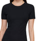 "AthleticEdge Slim Fit Short Sleeve Sport Top: Women’s Round Neck Activewear for Peak Training Performance"