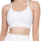 "Fashionable Thin-Strap Tennis Sports Bra – Performance-Ready Women's Fitness Crop Top"