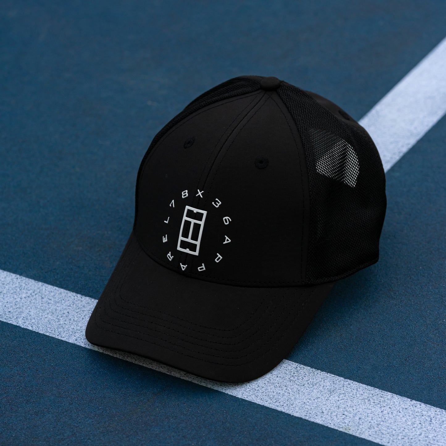 78x36 White Tennis Court Hat