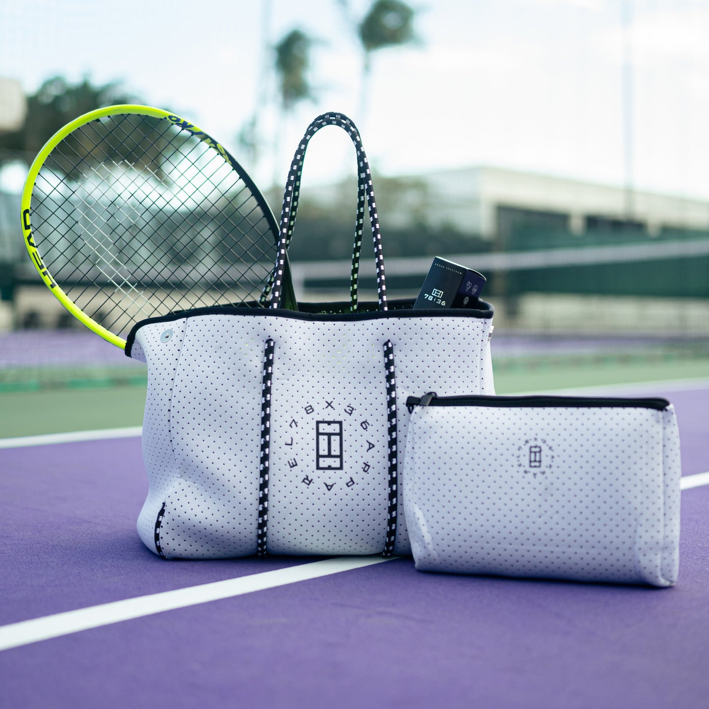 78x36 White Tennis Court Bag