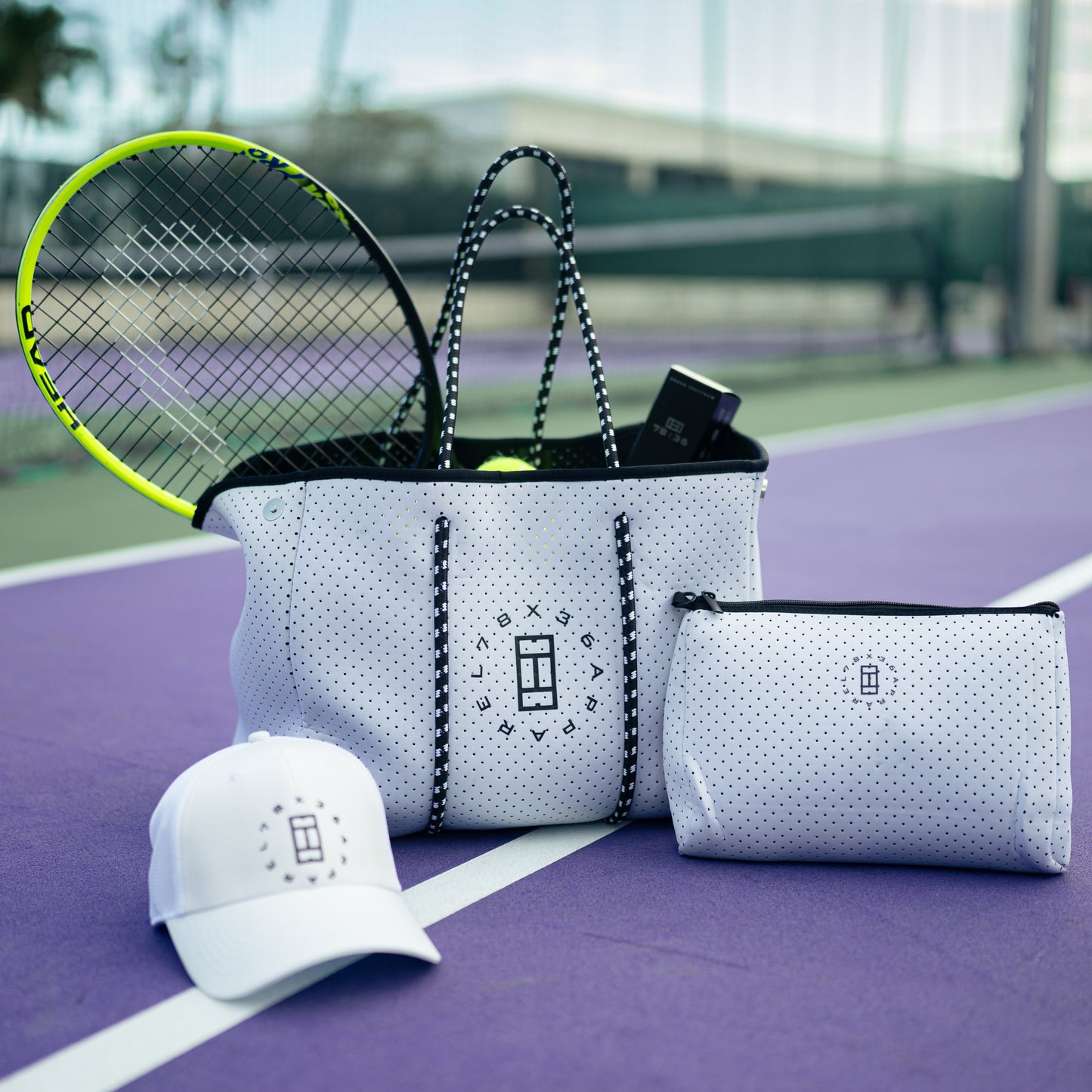 78x36 White Tennis Court Bag