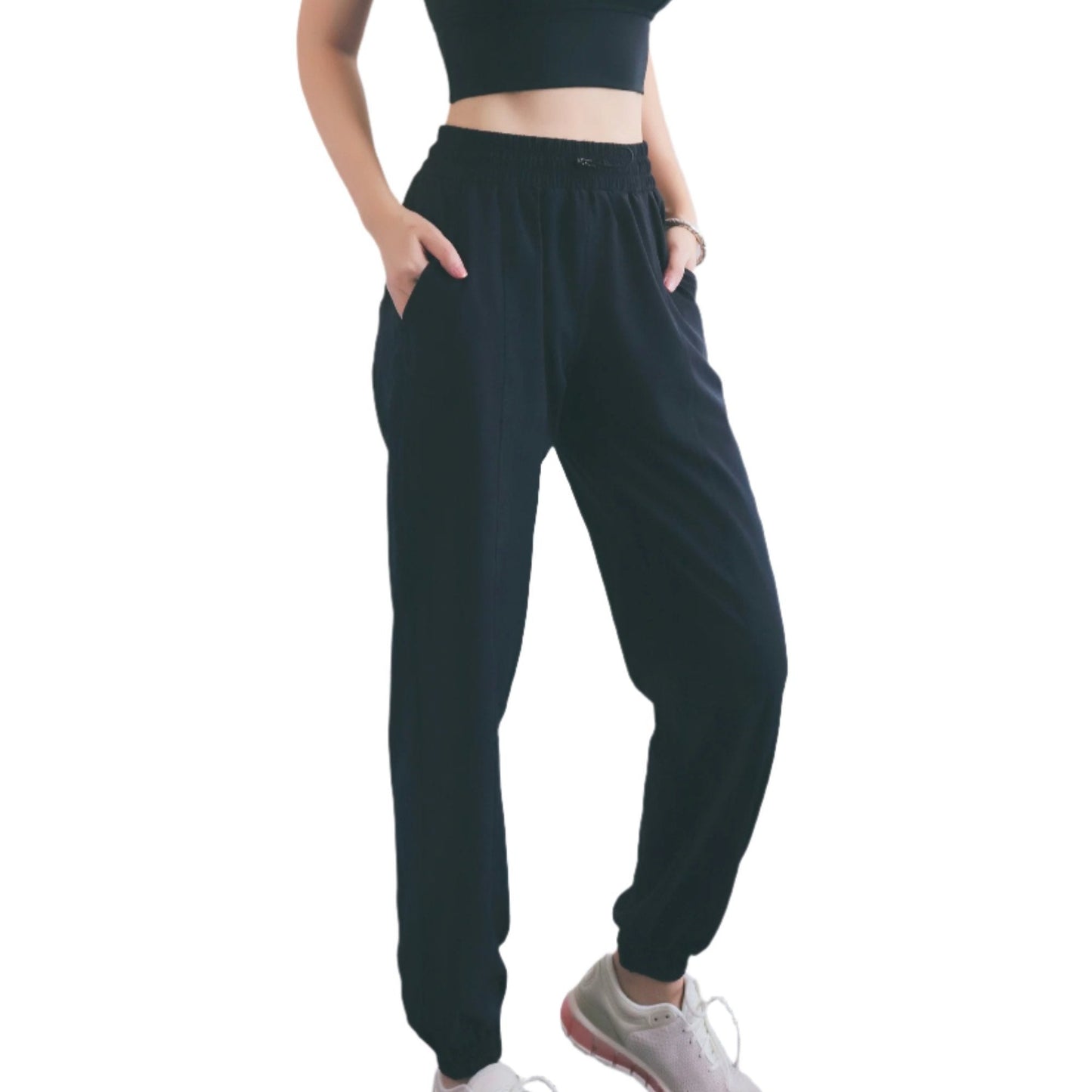 "Elegant Quick-Dry UPF50+ Sweatpants for Women – Perfect for Running, Tennis, and Sports"