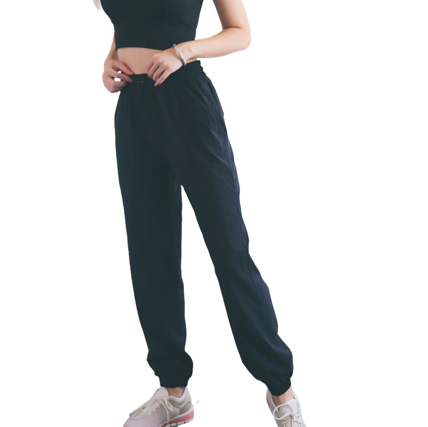 "Elegant Quick-Dry UPF50+ Sweatpants for Women – Perfect for Running, Tennis, and Sports"