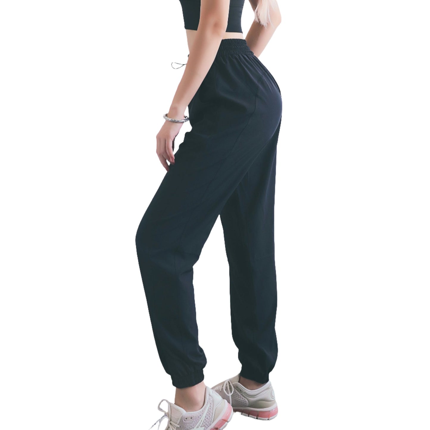 "Elegant Quick-Dry UPF50+ Sweatpants for Women – Perfect for Running, Tennis, and Sports"