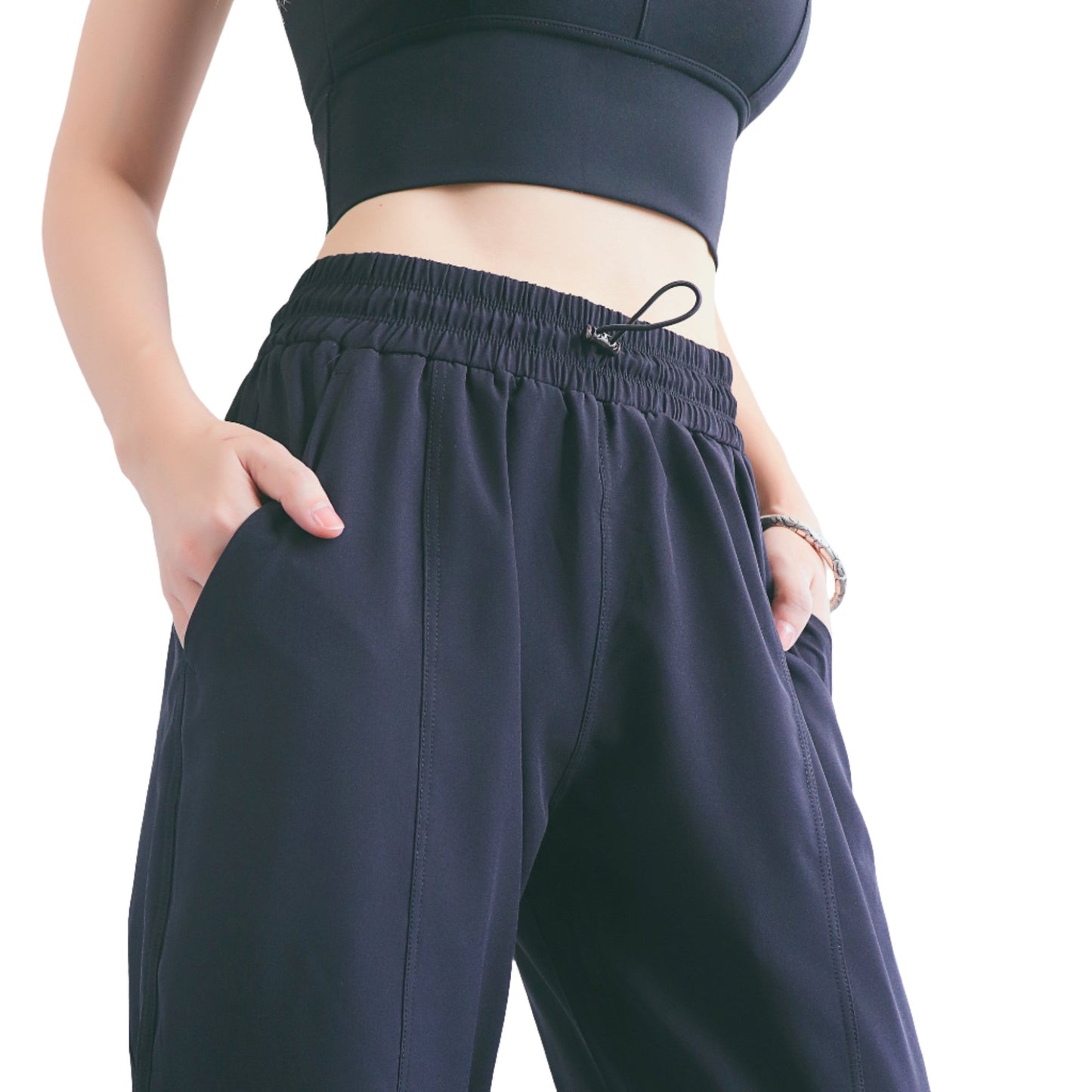 "Elegant Quick-Dry UPF50+ Sweatpants for Women – Perfect for Running, Tennis, and Sports"